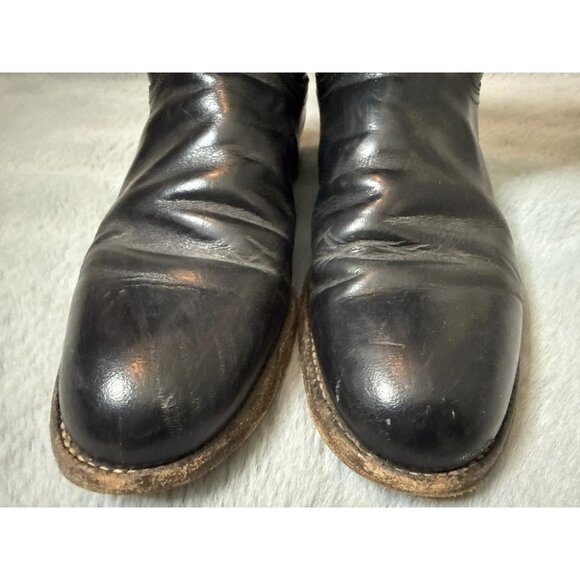 Justin Black Leather Cora Women's Cowboy Boots 6.5B L 3703 52751 0 - Picture 2 of 10